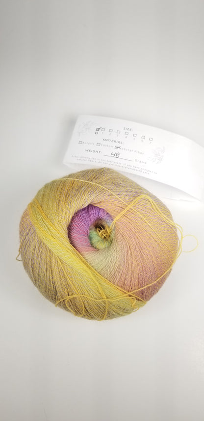 Mystery Ultra fine lace weight wool like yarn