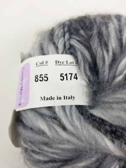 Transetter Yarns Illusion color 855 lot 5174 wool acrylic blend