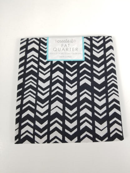 Create it Fat Quarter Balck And White Arrows