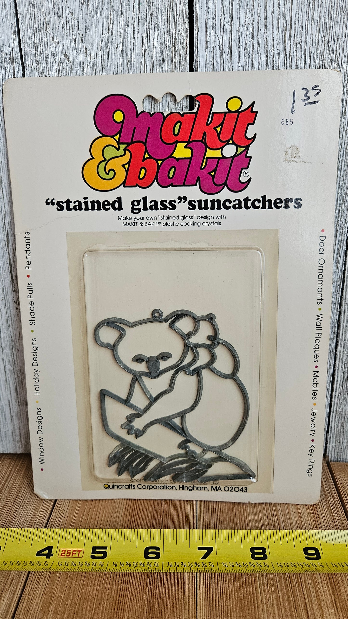Vtg Makit & Bakit Suncatcher Frame OR Full Kits (U Choose Design)