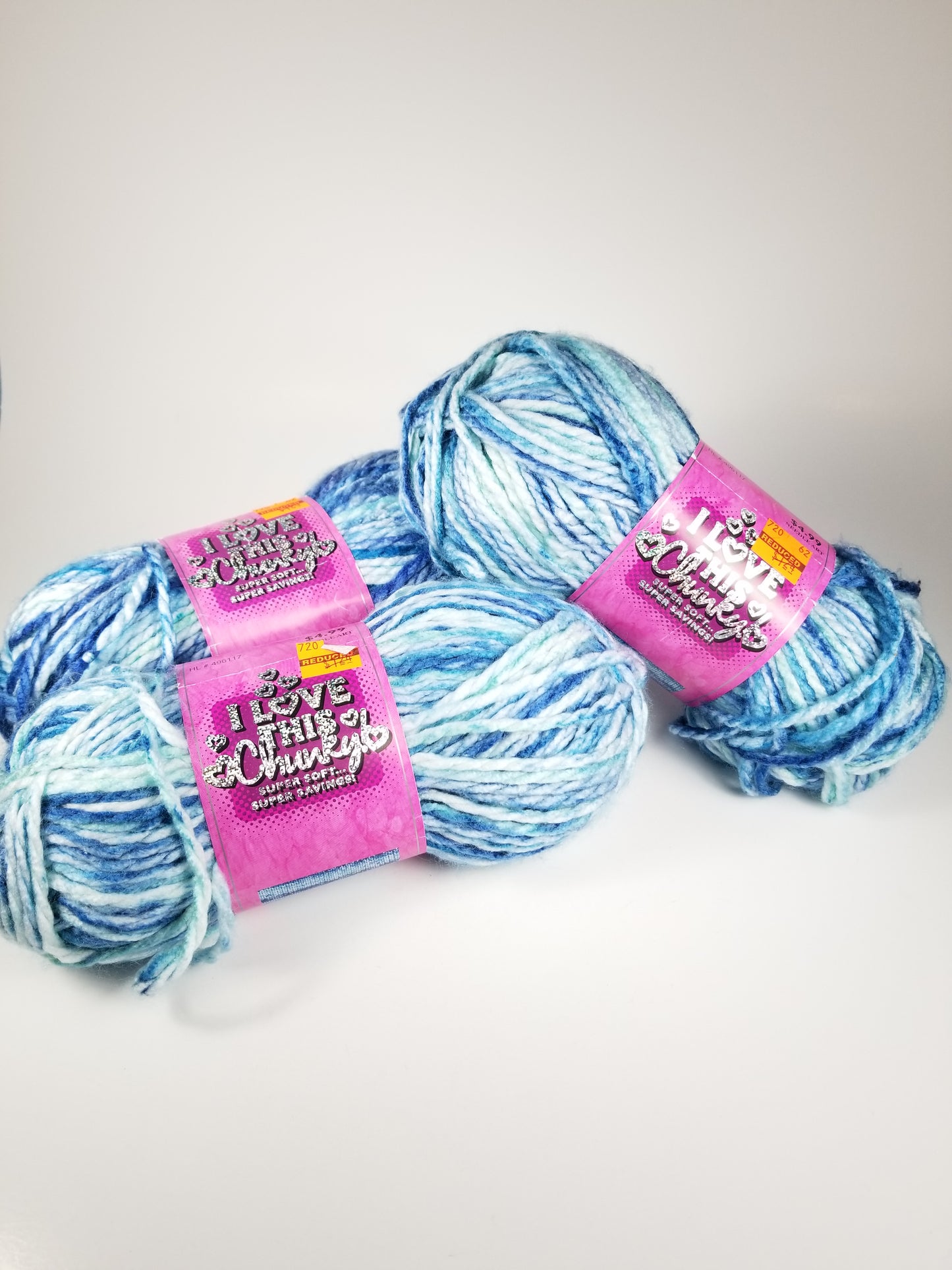 I Love This Yarn Chunky Oasis Blast 3 skein bundle