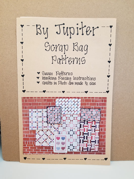 By Jupiter Scrap Bag Patterns Sewing Patterns Seven designs