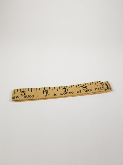 Collectible Advertising Measuring Sewist Tailor tape ruler body hat Ephemera Notions Sewing