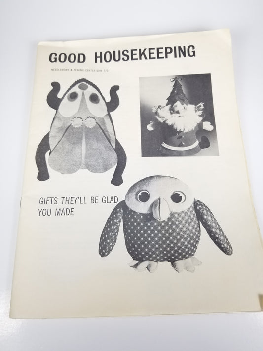 VINTAGE Good Housekeeping Needlework and Sewing Center Book 1967