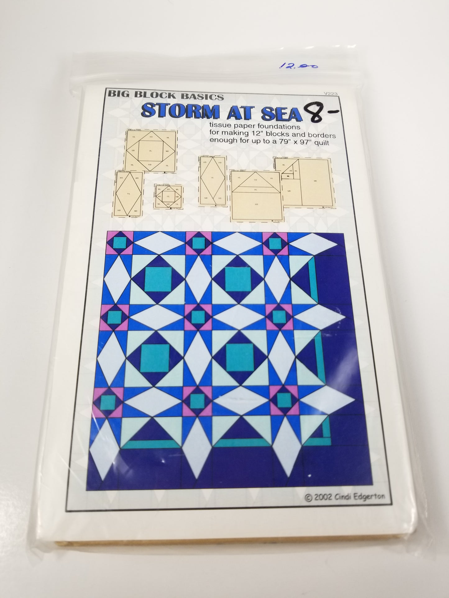 Big Block Basics Storm at Sea Quilt Pattern