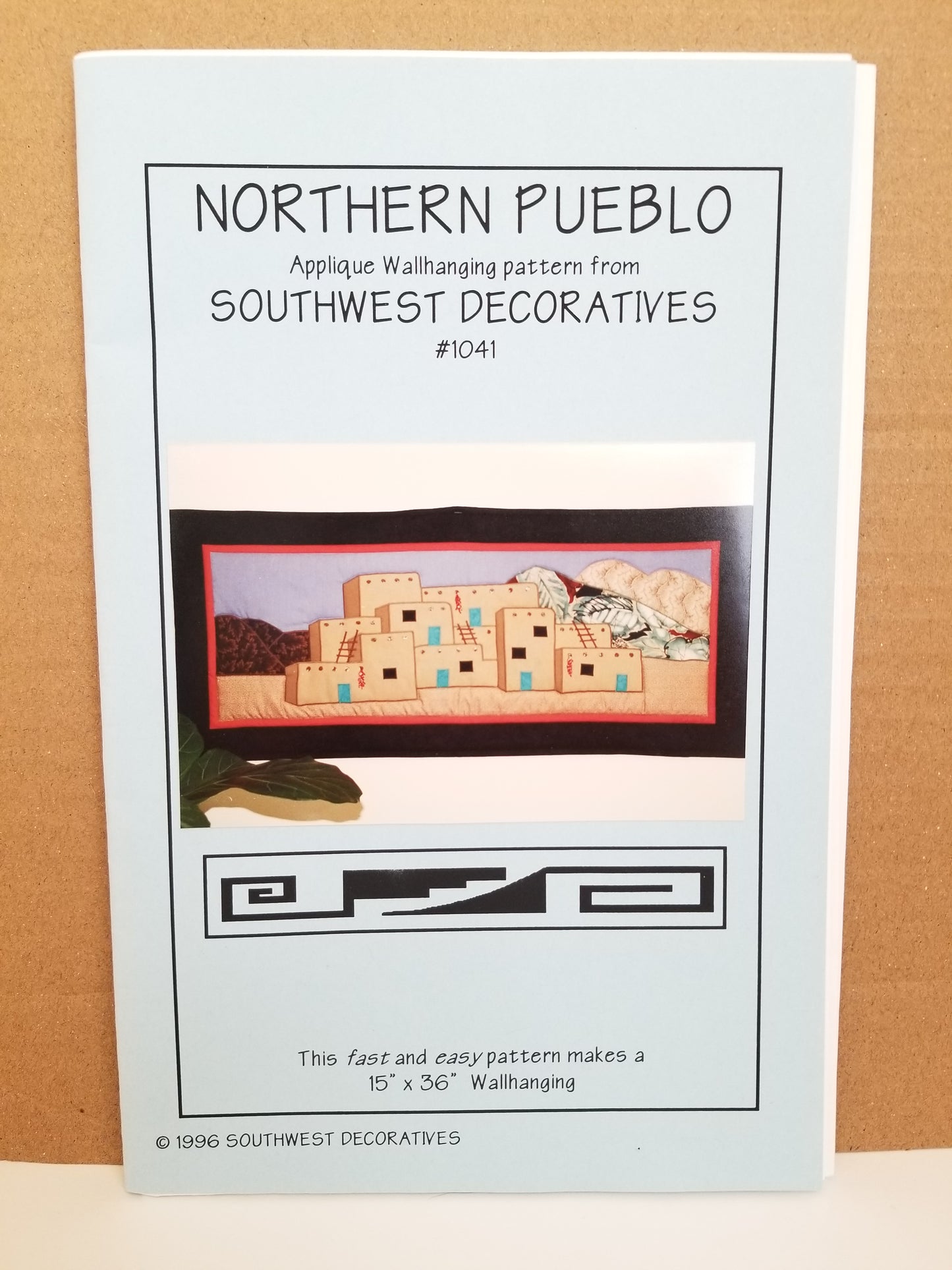 Northern Pueblo Southwest Decorative #1041 Quilt Pattern