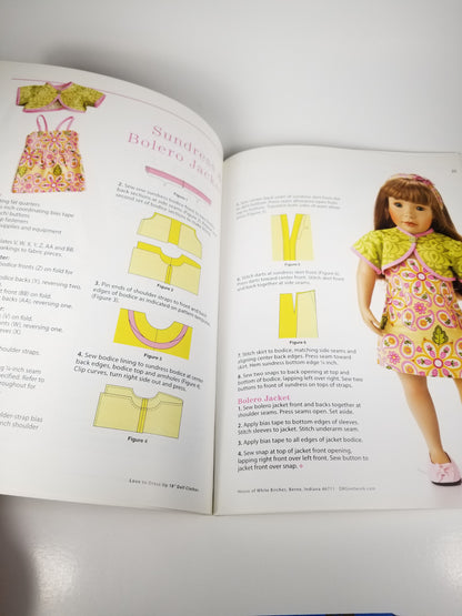 Love to Dress Up 18" Doll Clothes 151025 Sewing Book