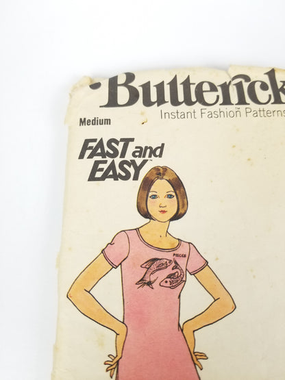 Butterick 3879 Vintage SEWING Pattern Misses Nightshirt Bikini Briefs Uncut FF