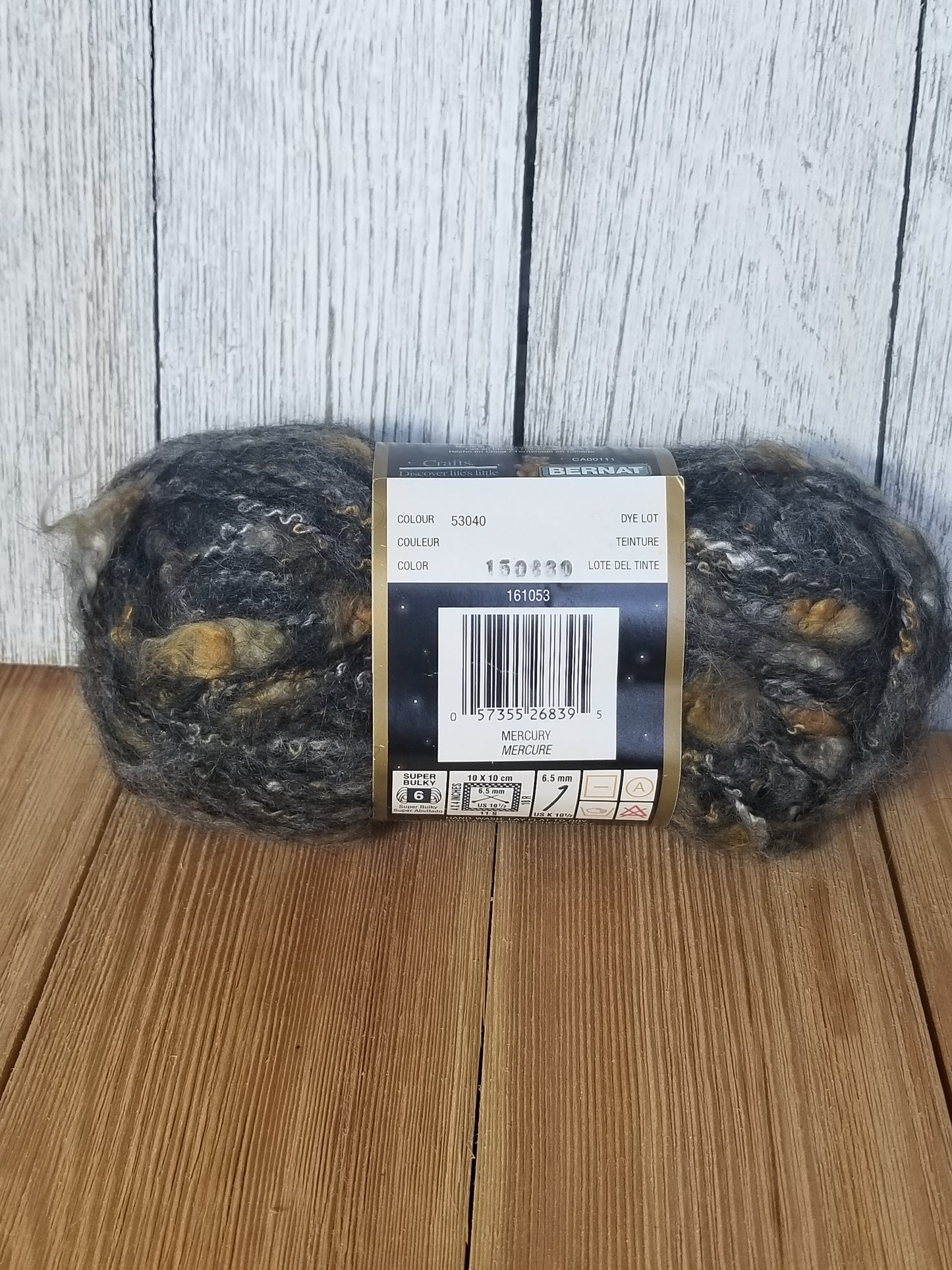 Bernat Galaxy Mercury Yarn 50g Skein Acrylic, Polyester, Mohair, Alpaca