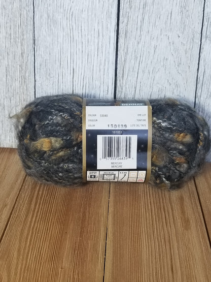 Bernat Galaxy Mercury Yarn 50g Skein Acrylic, Polyester, Mohair, Alpaca