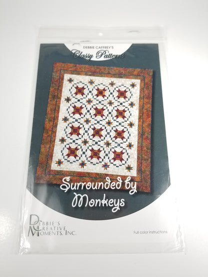 Surrounded by Monkeys Debbie Creative Moments Classy Patterns Quilt Pattern