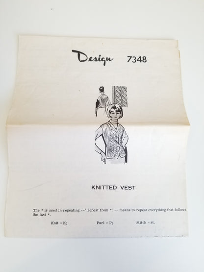 Vintage Mail Order Knitting Pattern 1940s (Pick your Pattern)