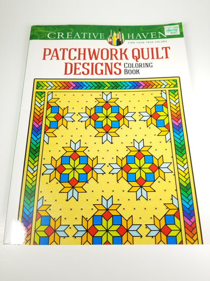 Patchwork Quilt Designs Coloring Book