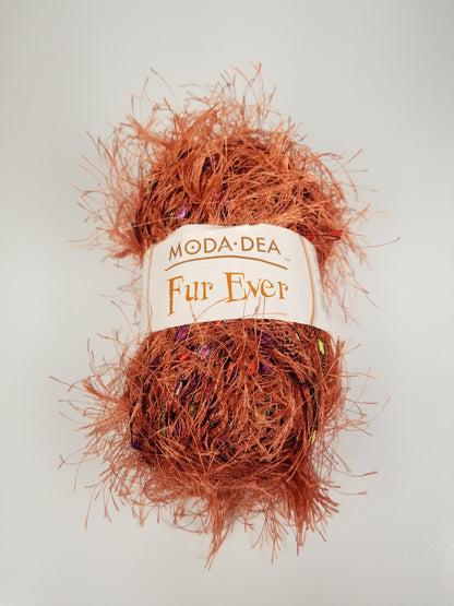 Moda Dea Fur Ever Cinnamon Twist Fun Fur Yarn