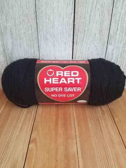 Red Heart Super Saver Yarn Solid/ Metallic/ Striped/ Ombre Full Skien or Partial Skein (U Pick Color)