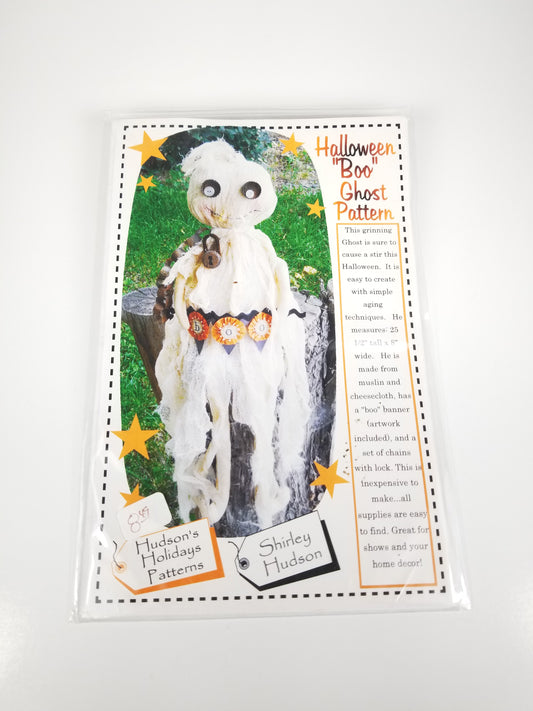 Halloween Boo Ghost Pattern Shirley Hudson #230 sewing pattern