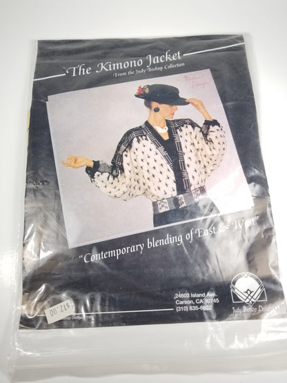 Vintage uncut Kimono Jacket Judy Bishop Collection Sewing Pattern