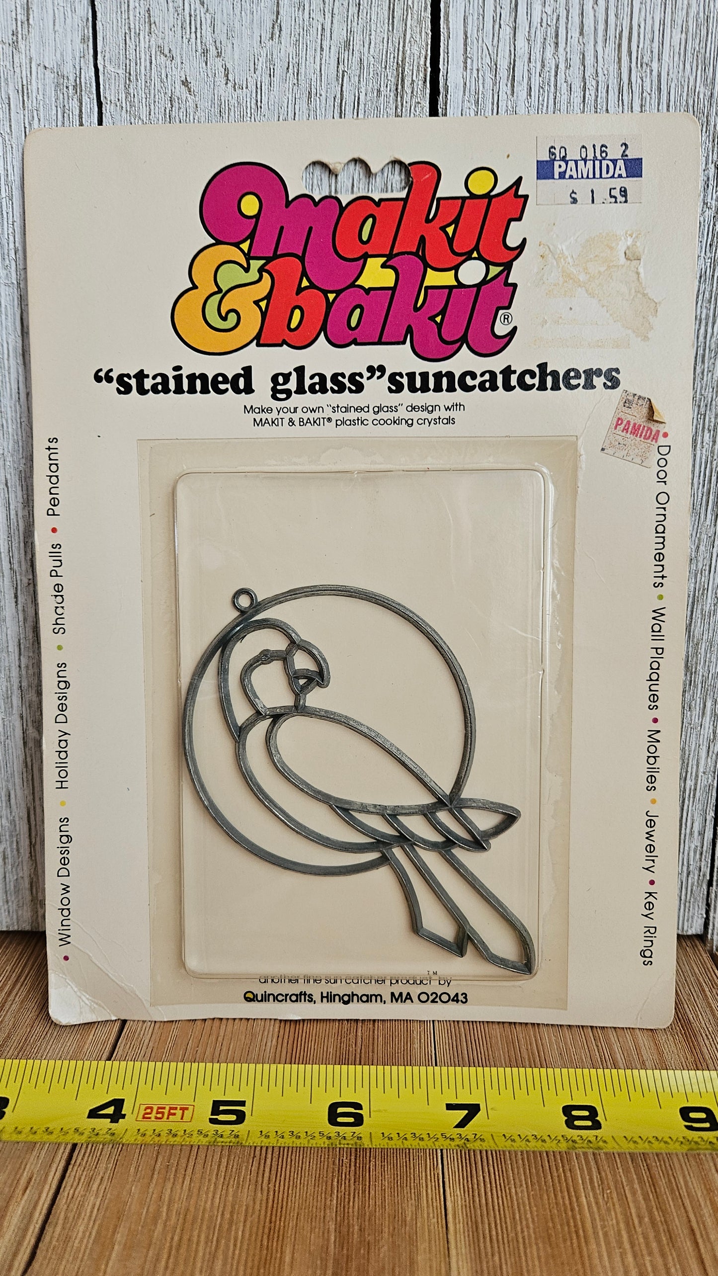 Vtg Makit & Bakit Suncatcher Frame OR Full Kits (U Choose Design)