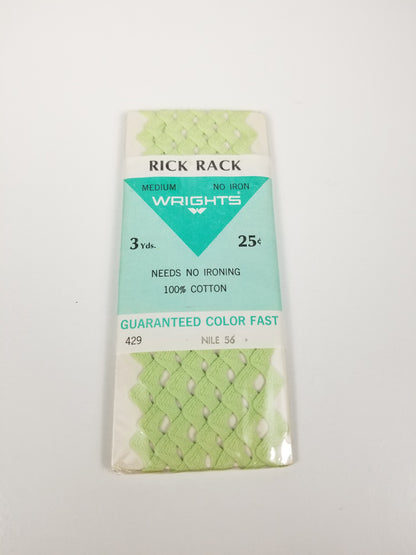 Rick Rack Trim Mercerized 100% Cotton Vintage NOS (U Pick color and size!) Wrights Nufashond Coats Clark Ric Rac