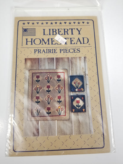 Liberty Homested Prairie Pieces Tulip Quilt Pattern prairie Flowers