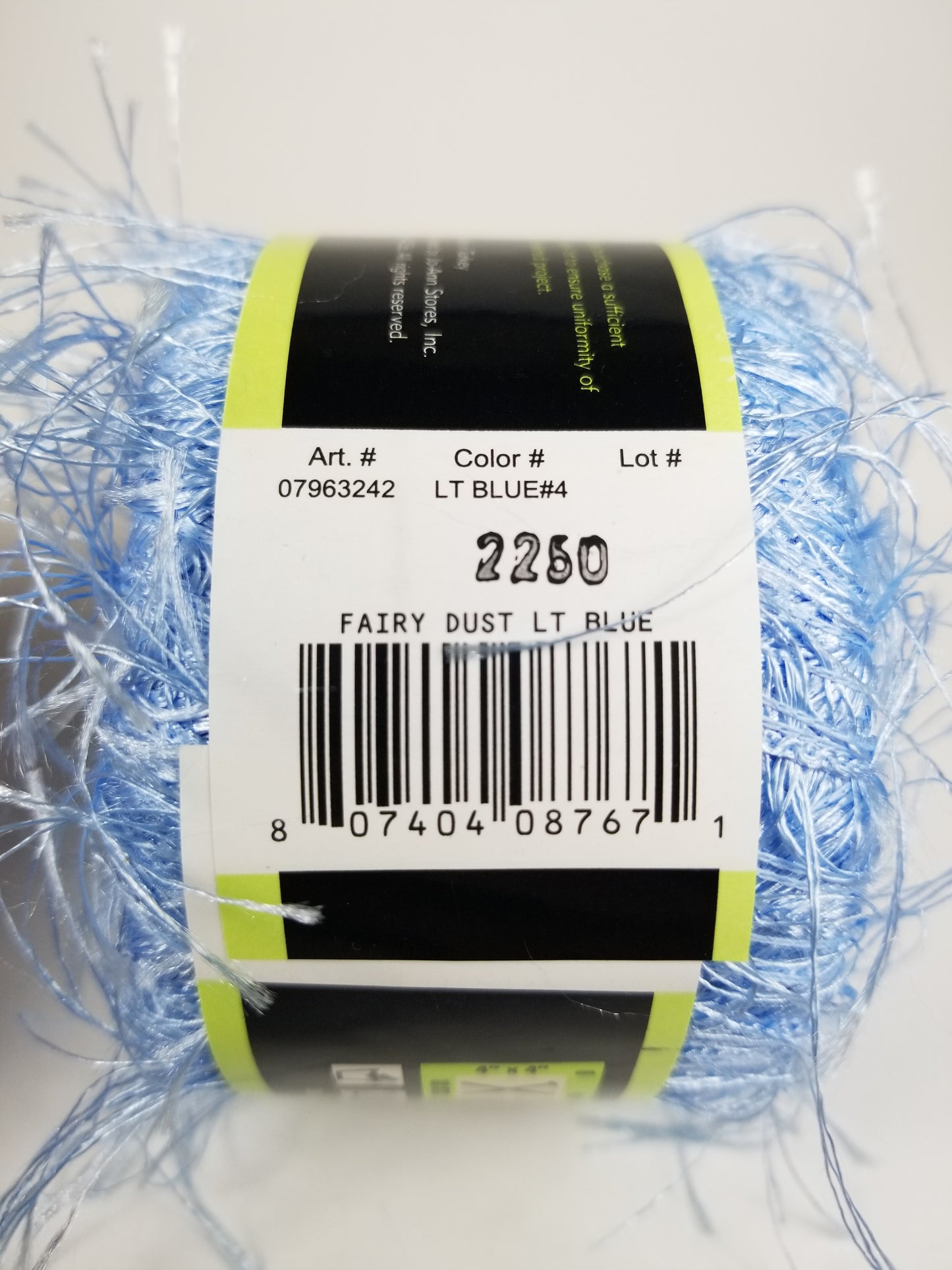 Joann exclusive Sensations Eyelash Yarn Fair Dust