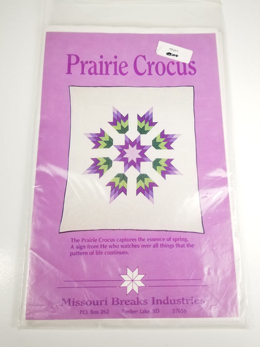 Prairie Crocus Missouri Breaks Industries Quilt Pattern Starbust quilt