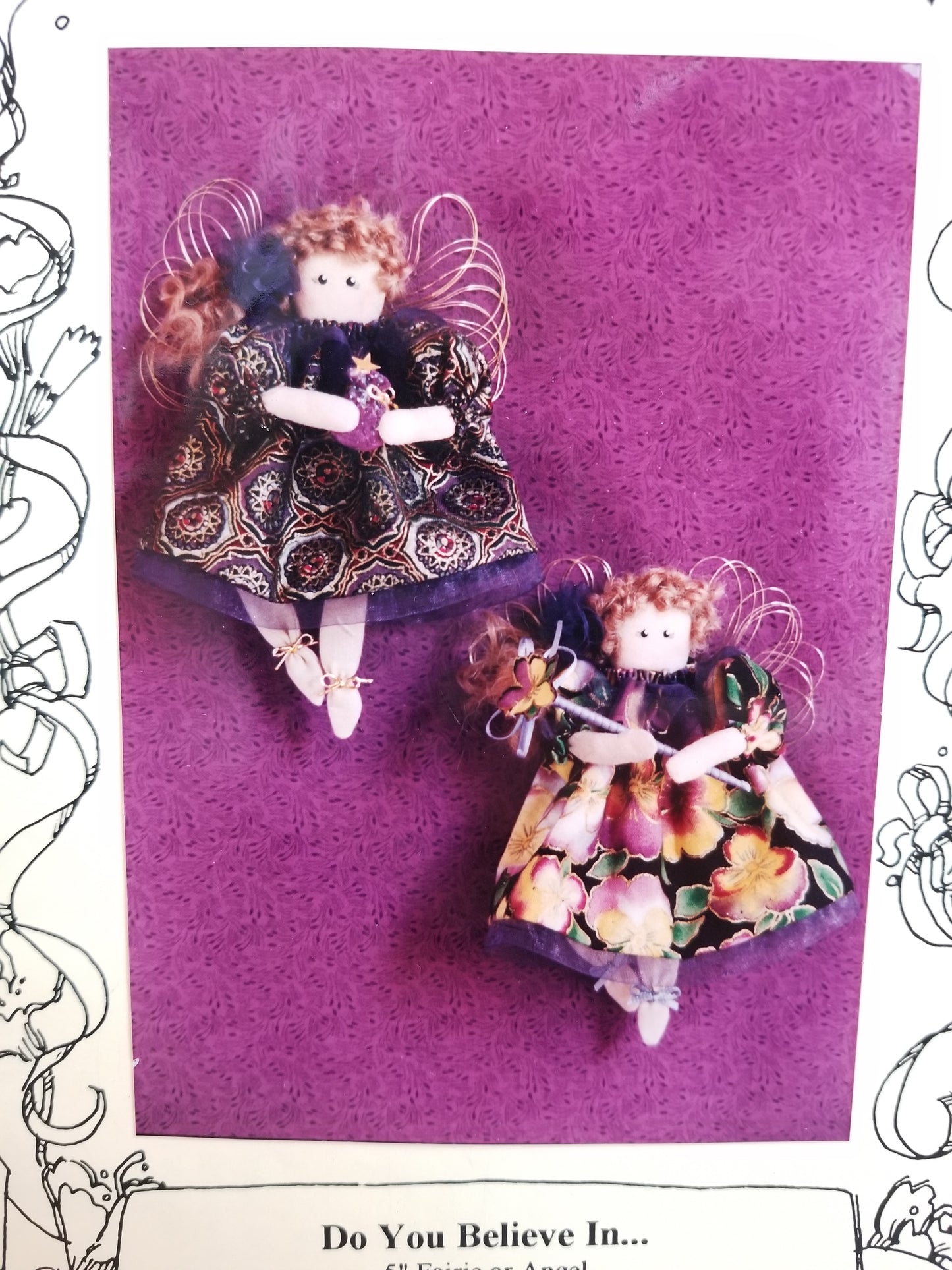 An Angel in My Heart Do You Believe In... 5" Fairie or Angel Sewing Pattern