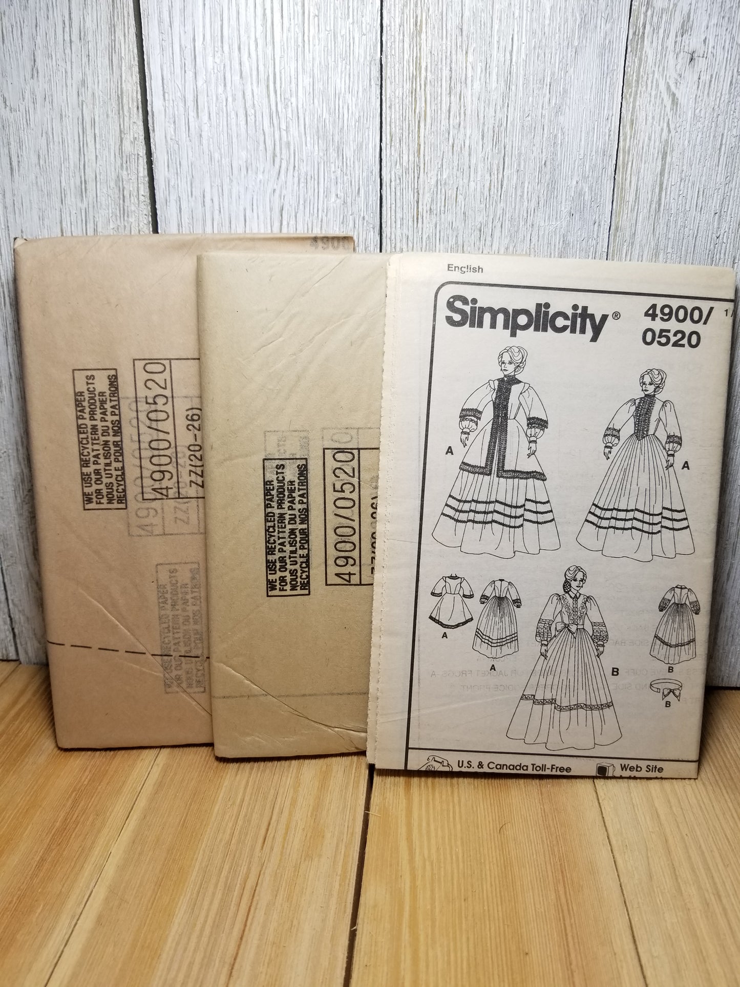 Simplicity Costumes 4900 Sizes 20-26 Misses Civil War Costume Sewing Pattern Jacket Dress Uncut FF