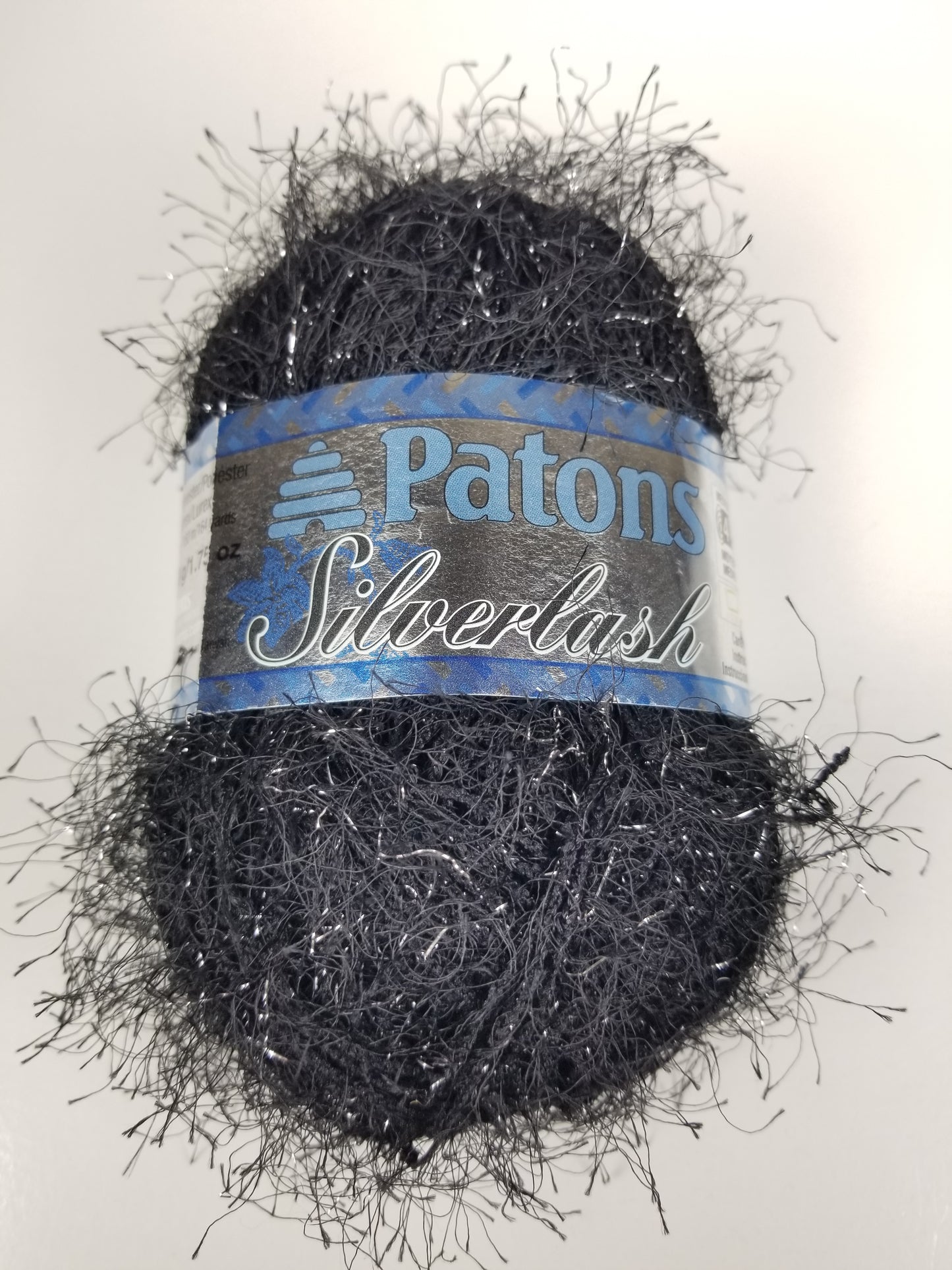 Patons Silverlash color 81040 Black Dazzle 4 skein Bundle