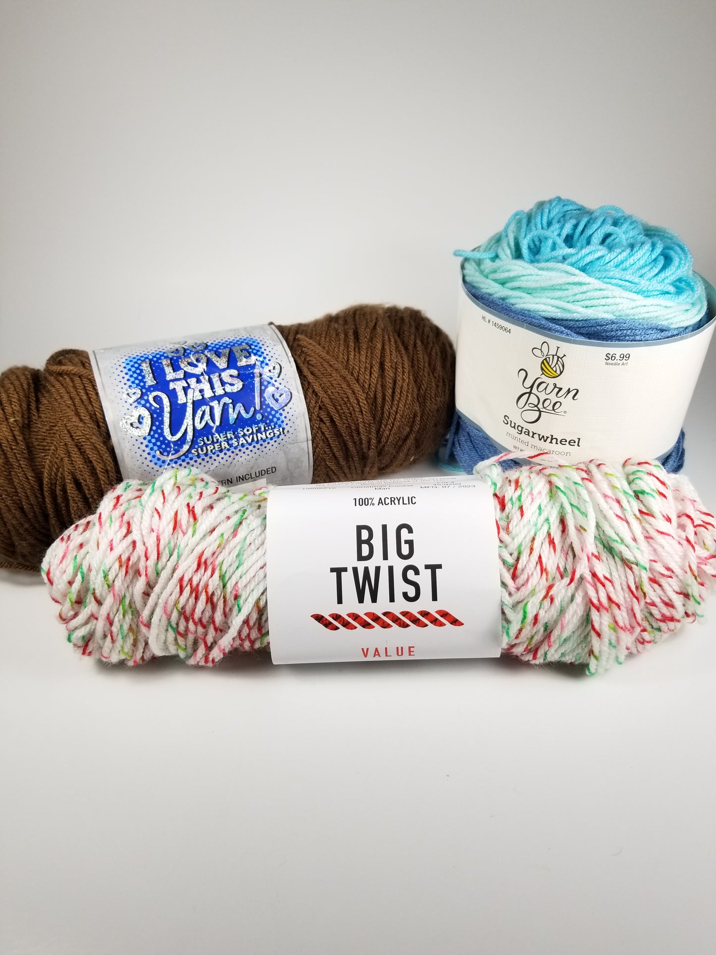 Slightly Used Yarn Bundle I Love This Yarn Sugar Wheel Big Twist Holiday