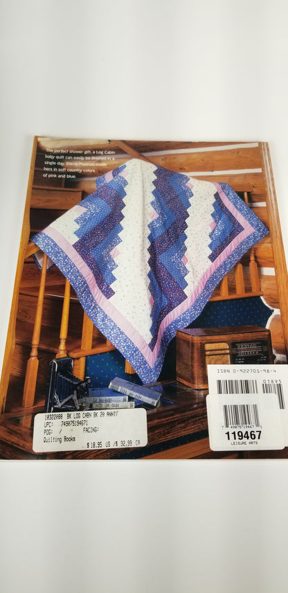 Quilt in a day log cabin pattern Eleanor Burns book