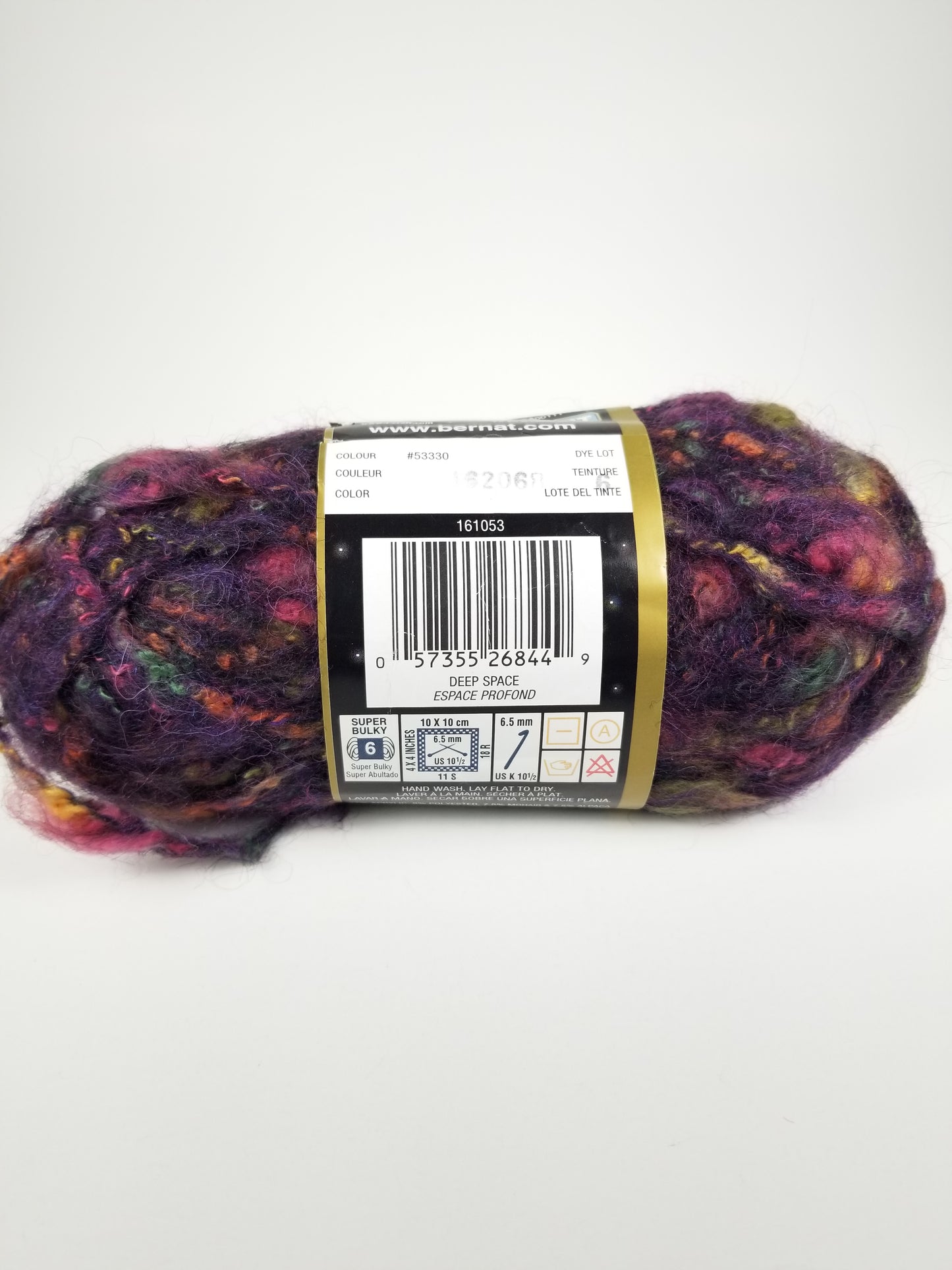 Bernat Galaxy Deep Space Yarn 50g Acylic, polyester, mohair, alpaca