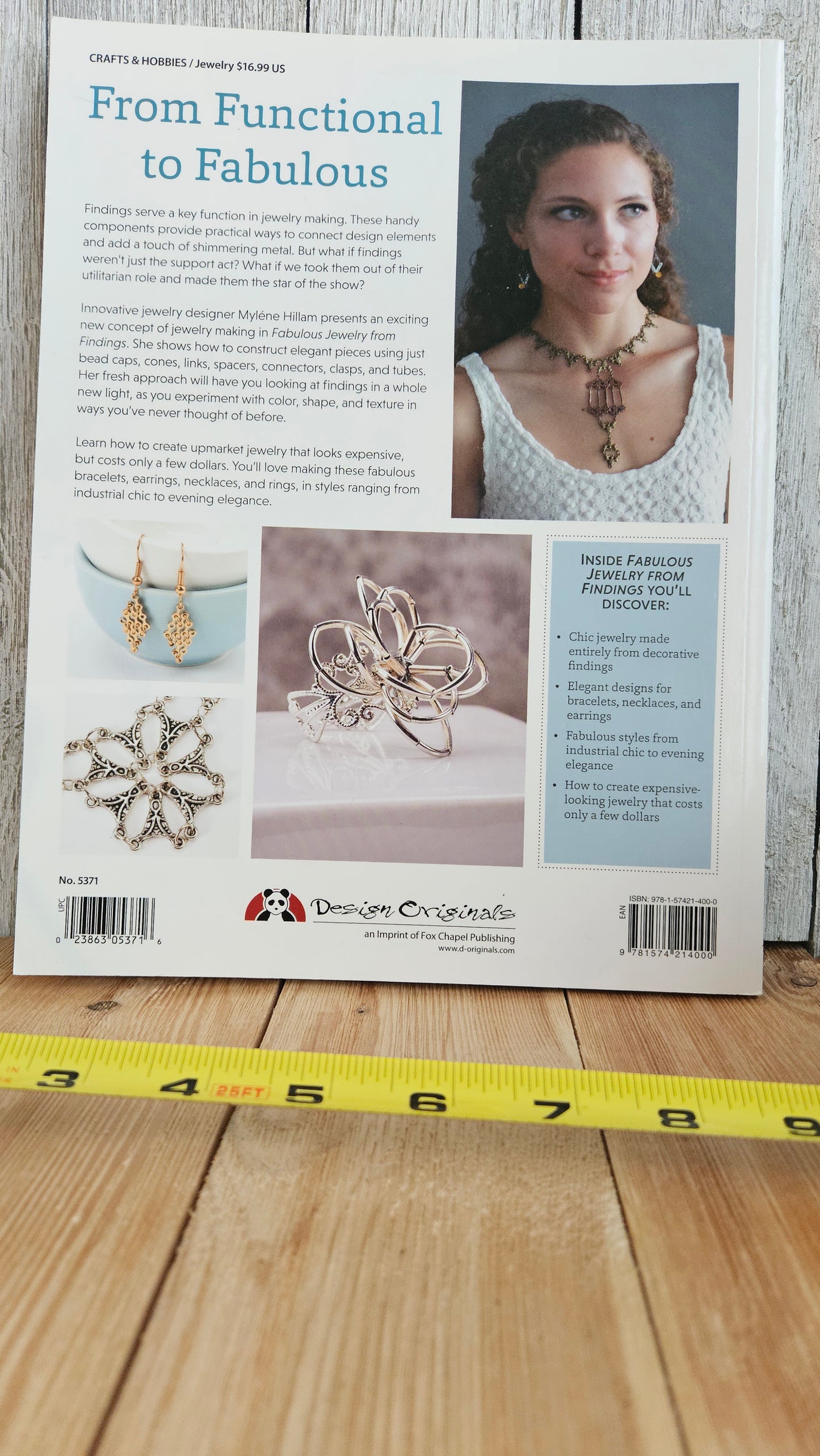 Fabulous Jewelry from Findings Chic Designs Using Spacers, Caps, Clasps, and More Book by Myléne Hillam 2015