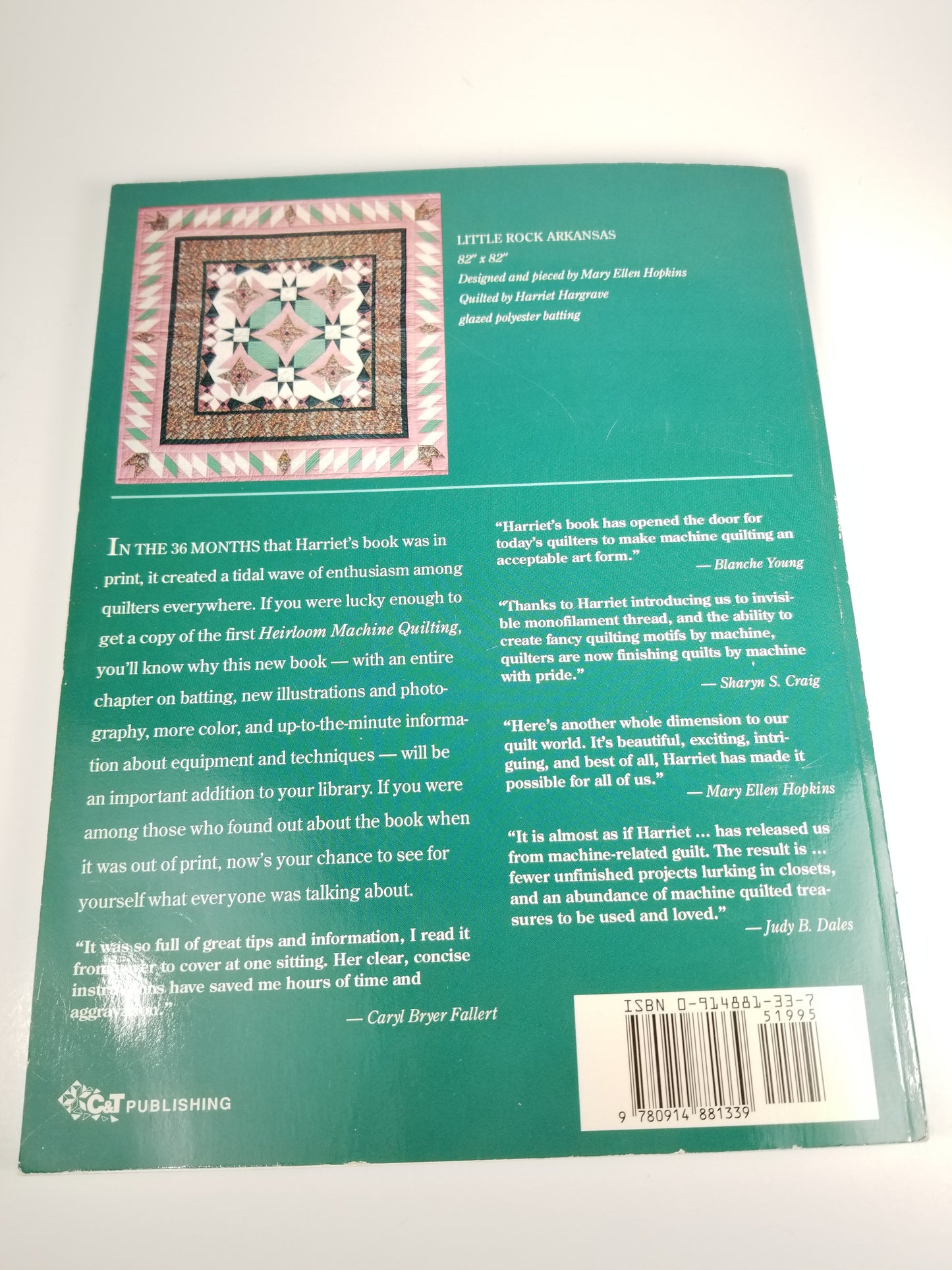 Heirloom Machine Quilting Guide Harriet Hargrave