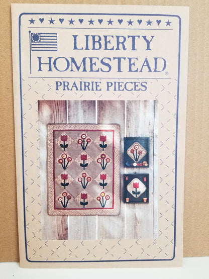 Liberty Homested Prairie Pieces Tulip Quilt Pattern prairie Flowers