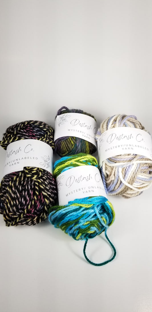 Striped yarn bundle 4 skeins