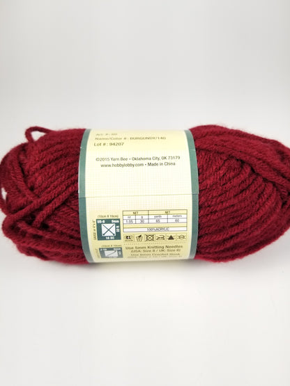 Yarn Bee Mini Maker Burgundy lot 94207