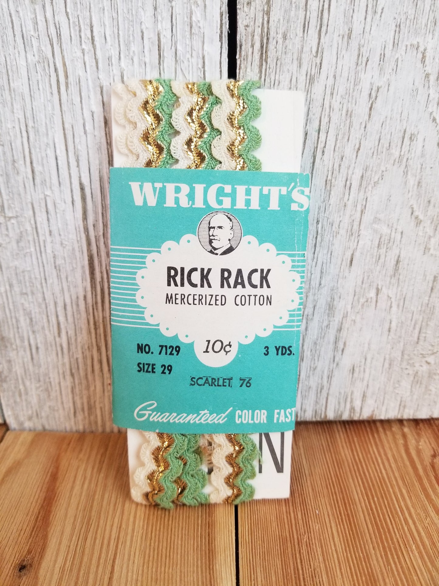 Rick Rack Trim Mercerized 100% Cotton Vintage NOS (U Pick color and size!) Wrights Nufashond Coats Clark Ric Rac