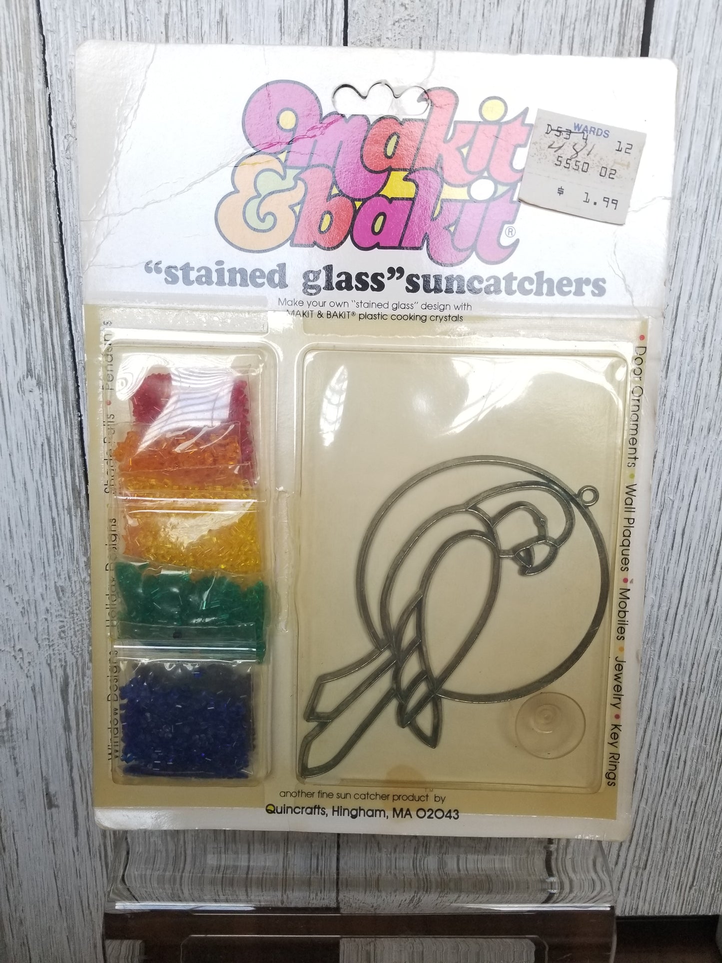 Vtg Makit & Bakit Suncatcher Frame OR Full Kits (U Choose Design)