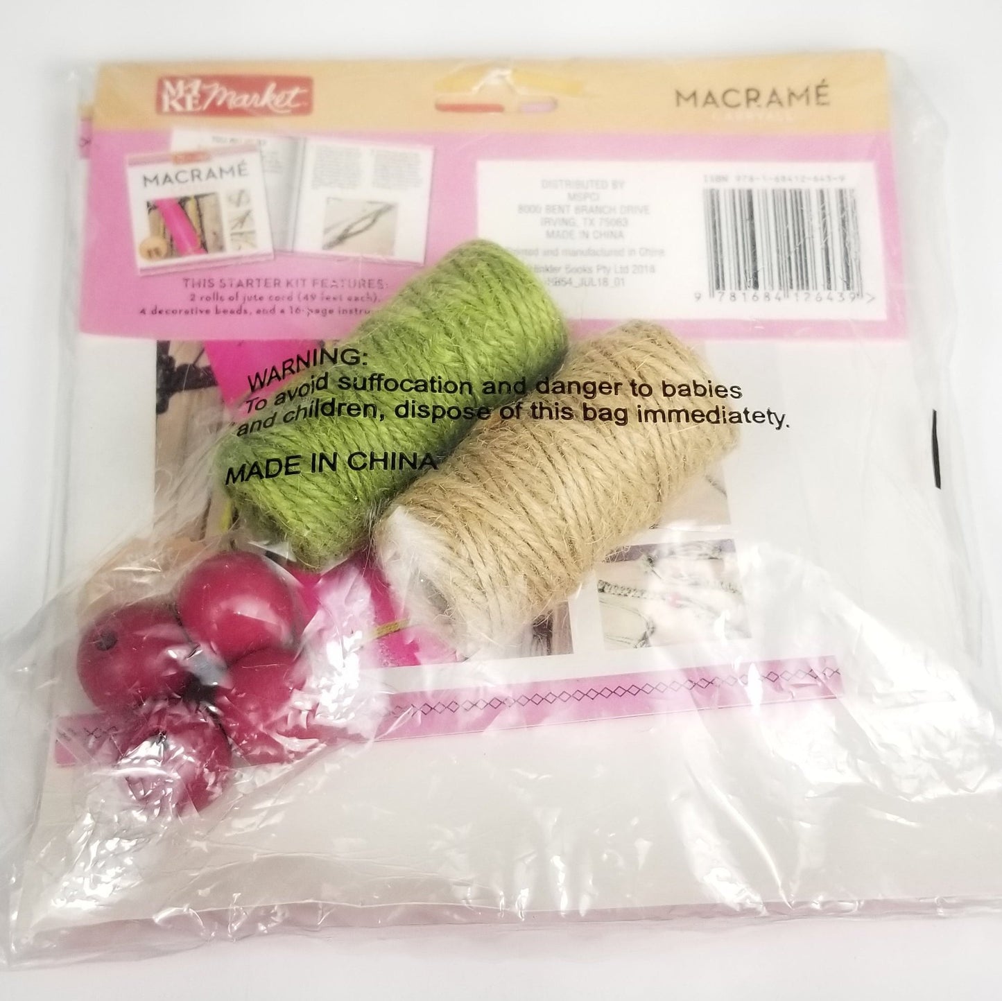 Make Market Macrame Starter Kit Carryall Macrame Yoga Mat Holder