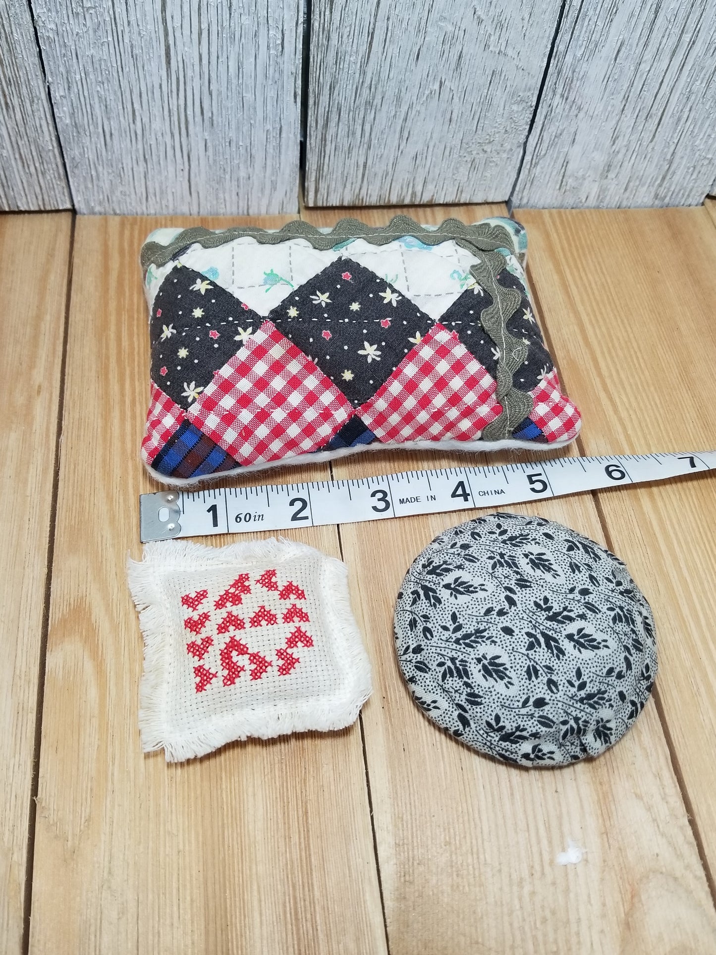 Vintage Quirky One of a Kind Pin Cushions Pattern Weights (U PIC)