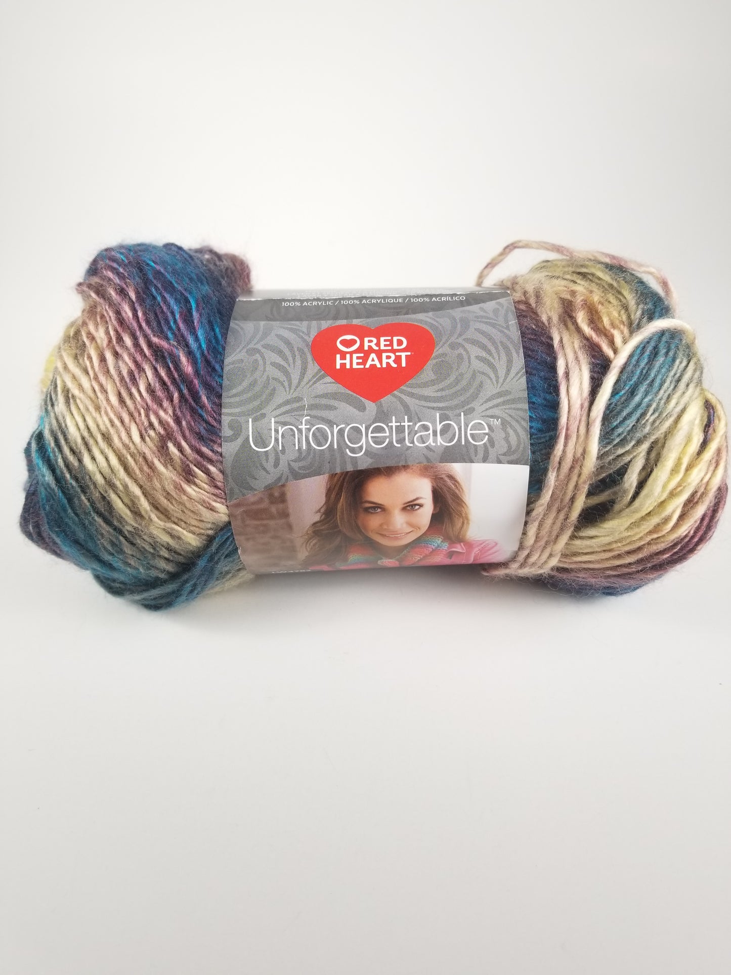 Red Heart Unforgettable Tealberry Lot 226139 Yarn