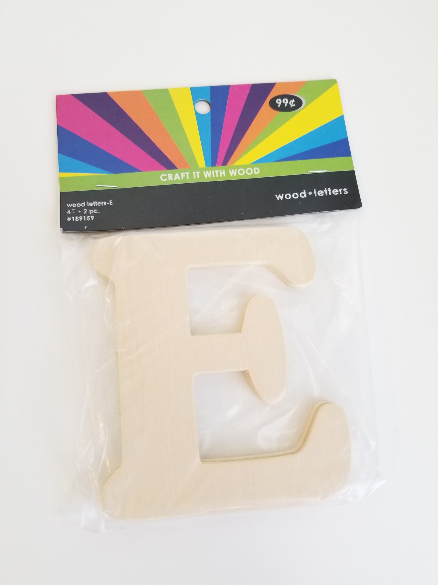 Wood Letters Choose your Letter 2 pc 4inch letter