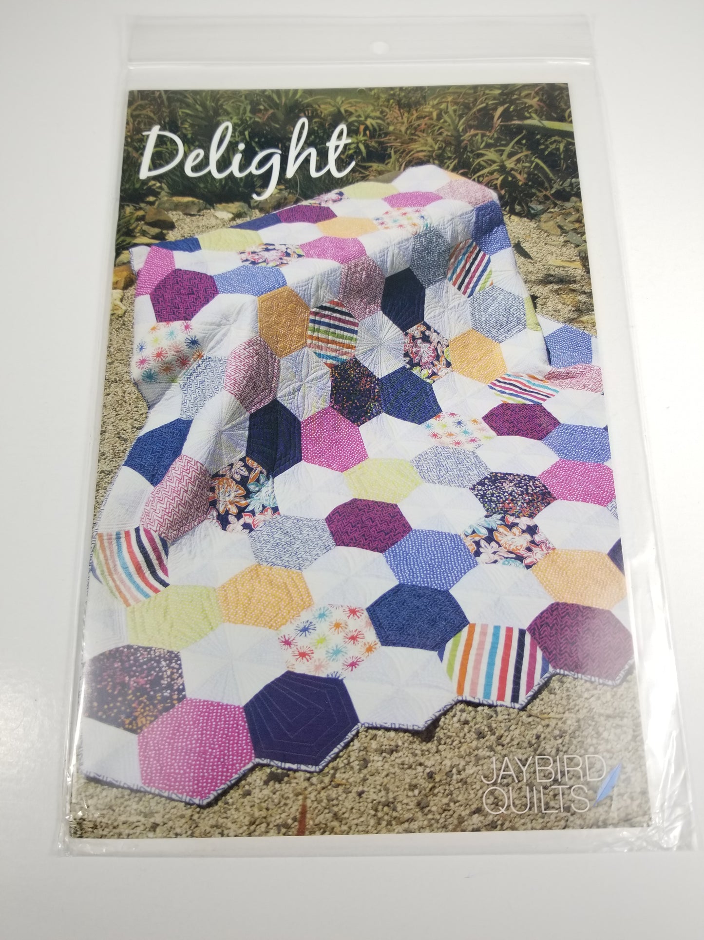 Jaybird Quilts Delight Quilt Pattern hexagon quilt pattern