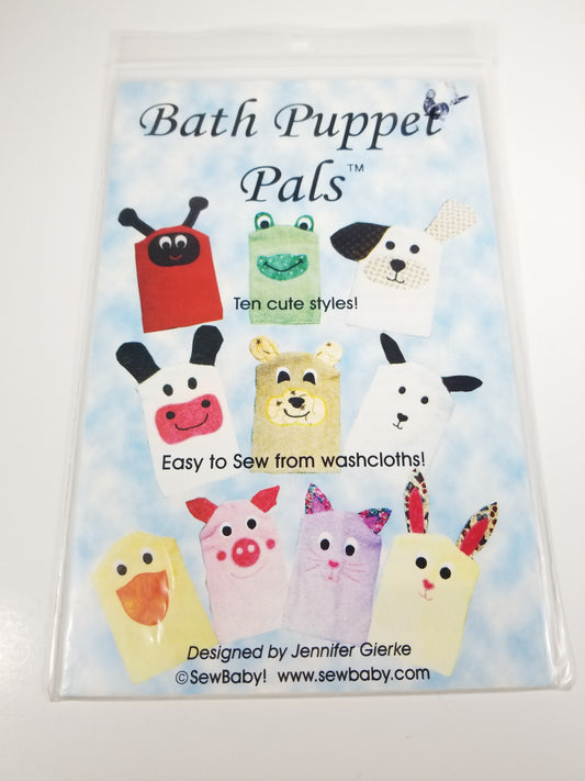 Bath Puppet Pals Sew Baby Bath Time Sewing Pattern Jennifer Gierke