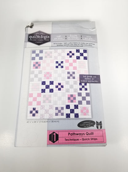 Quiltologie pathways quilt fabric