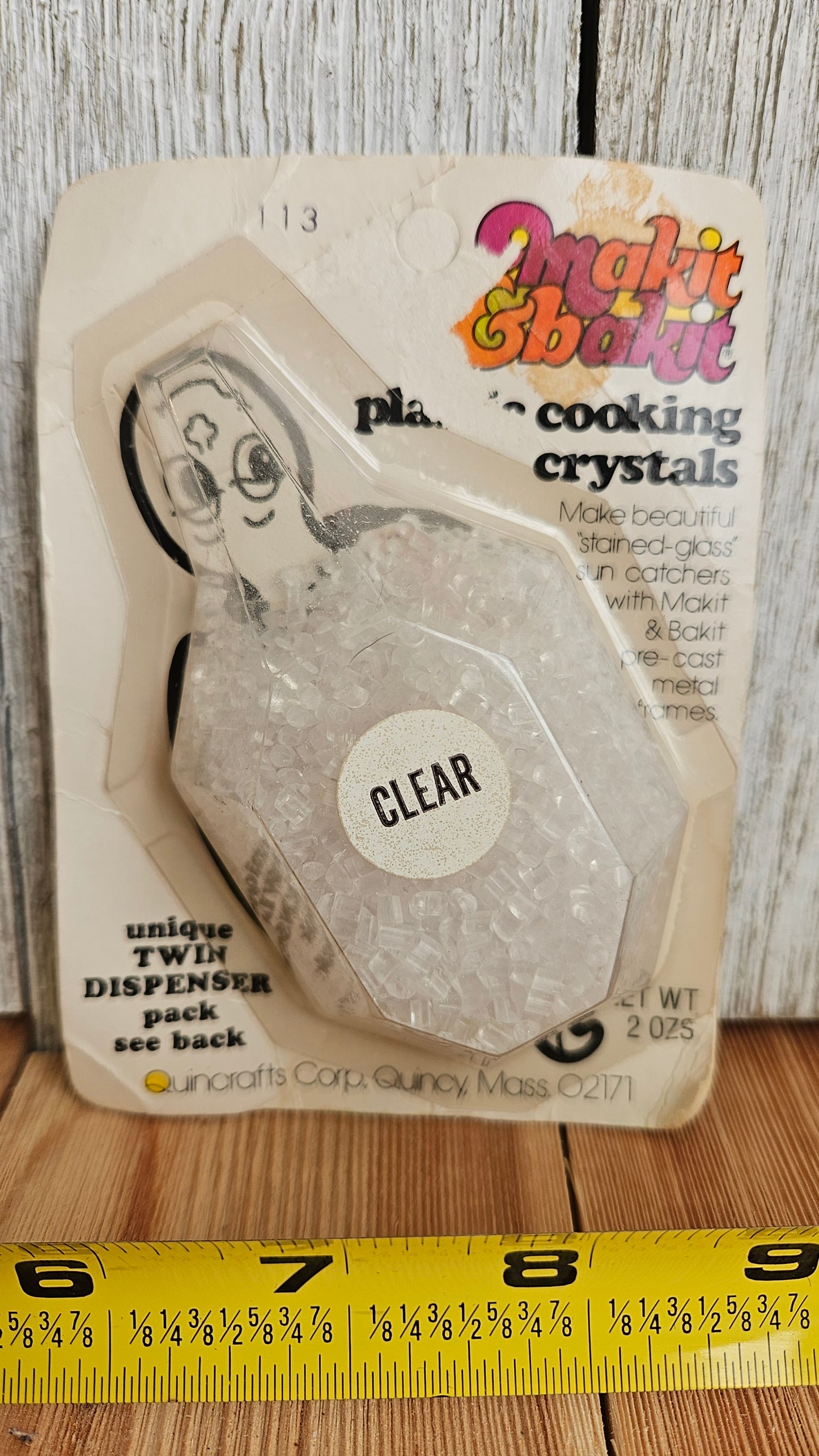 VTG Makit & Bakit Refill Plastic Melting Cooking Crystals Suncatchers (U PICK Color)