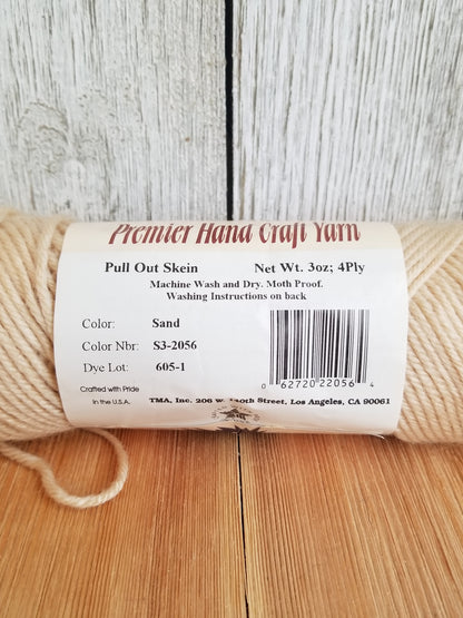 Soft Creations Vintage Acrylic Yarn Sand, Sage, Dk. Sea Green, Wine Choose your Color