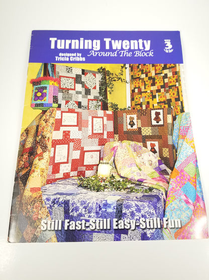 Turning Twenty Around the Black Quilt Book Tricia Cribbs book three