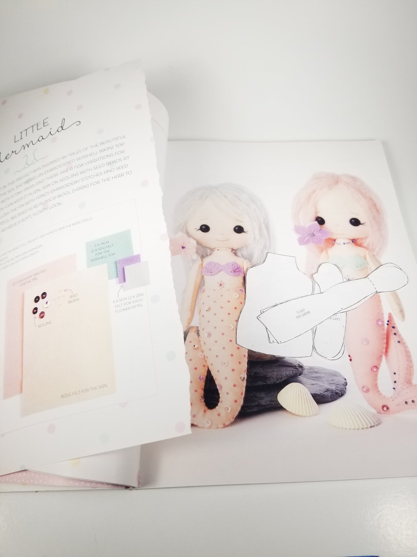 My Felt Doll Sewing Pattern Book Shelly Down